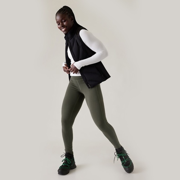 Athleta Altitude Stash Polartec Power Stretch Tight - Picture 1 of 4